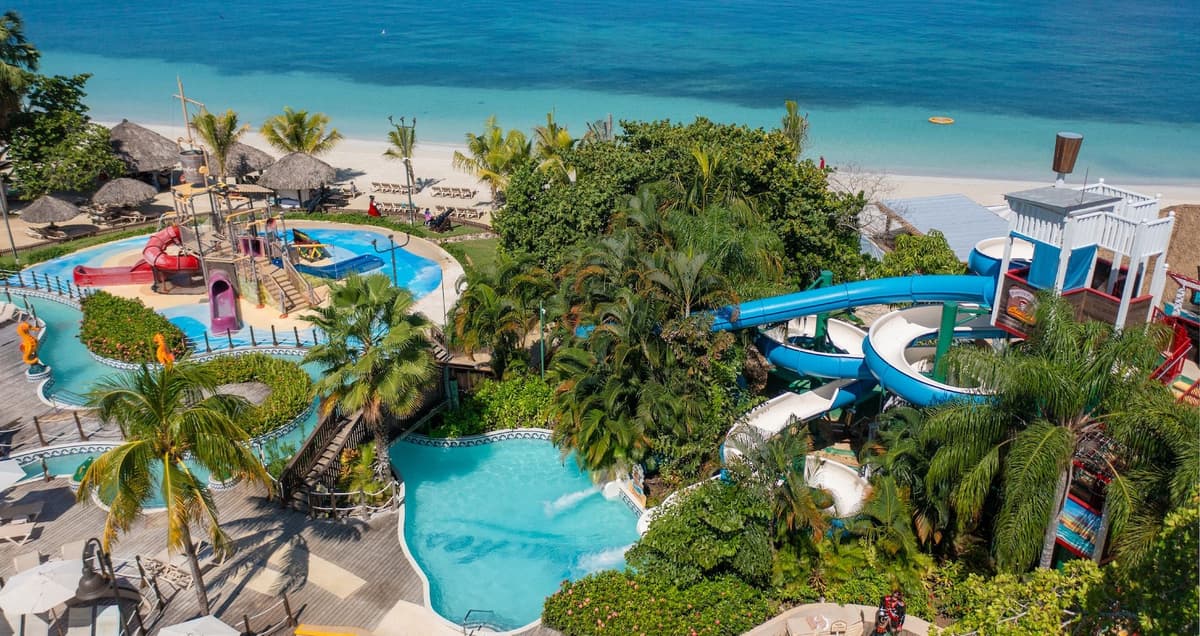 Resort exterior at Beaches Negril Resort & Spa