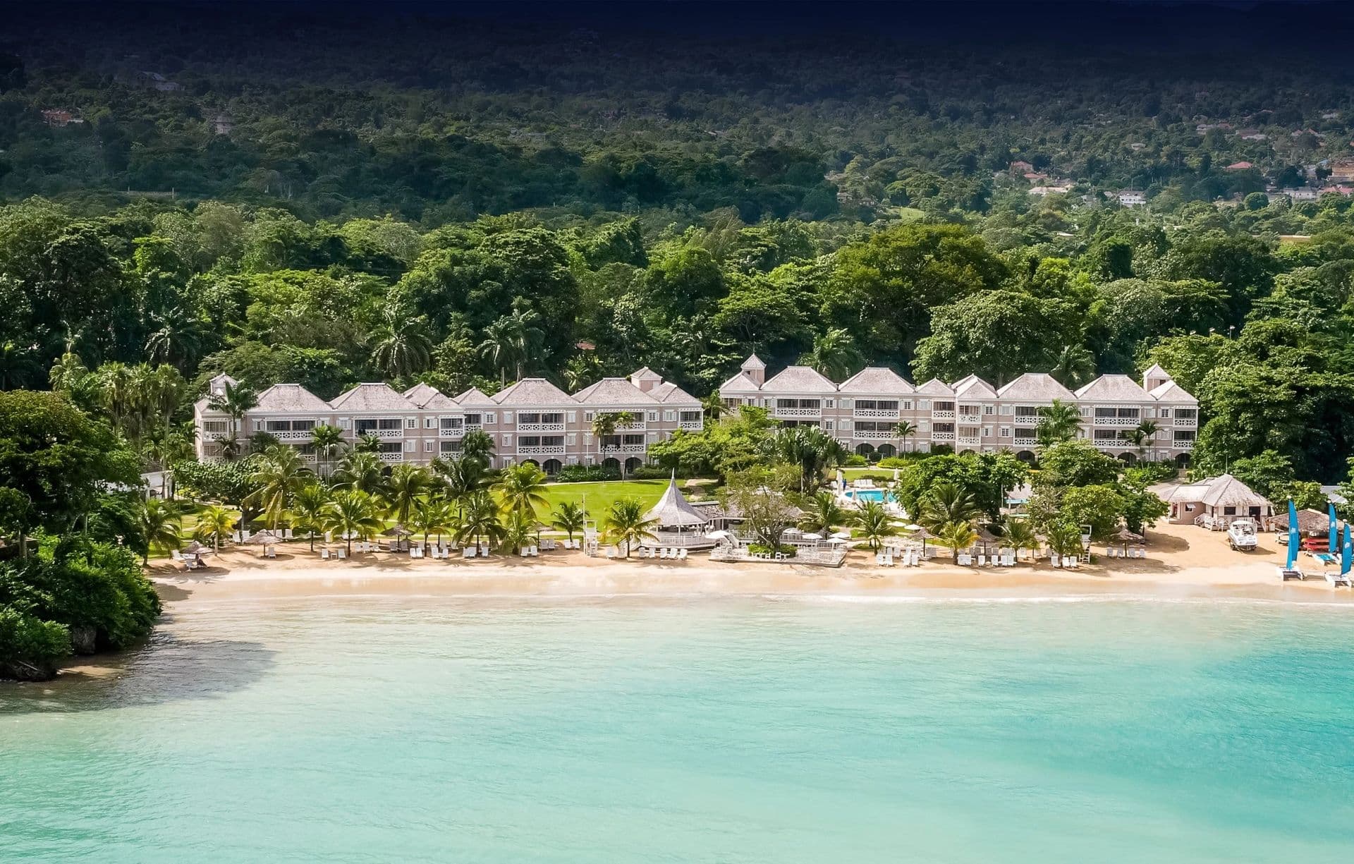 Resort exterior at Couples Sans Souci