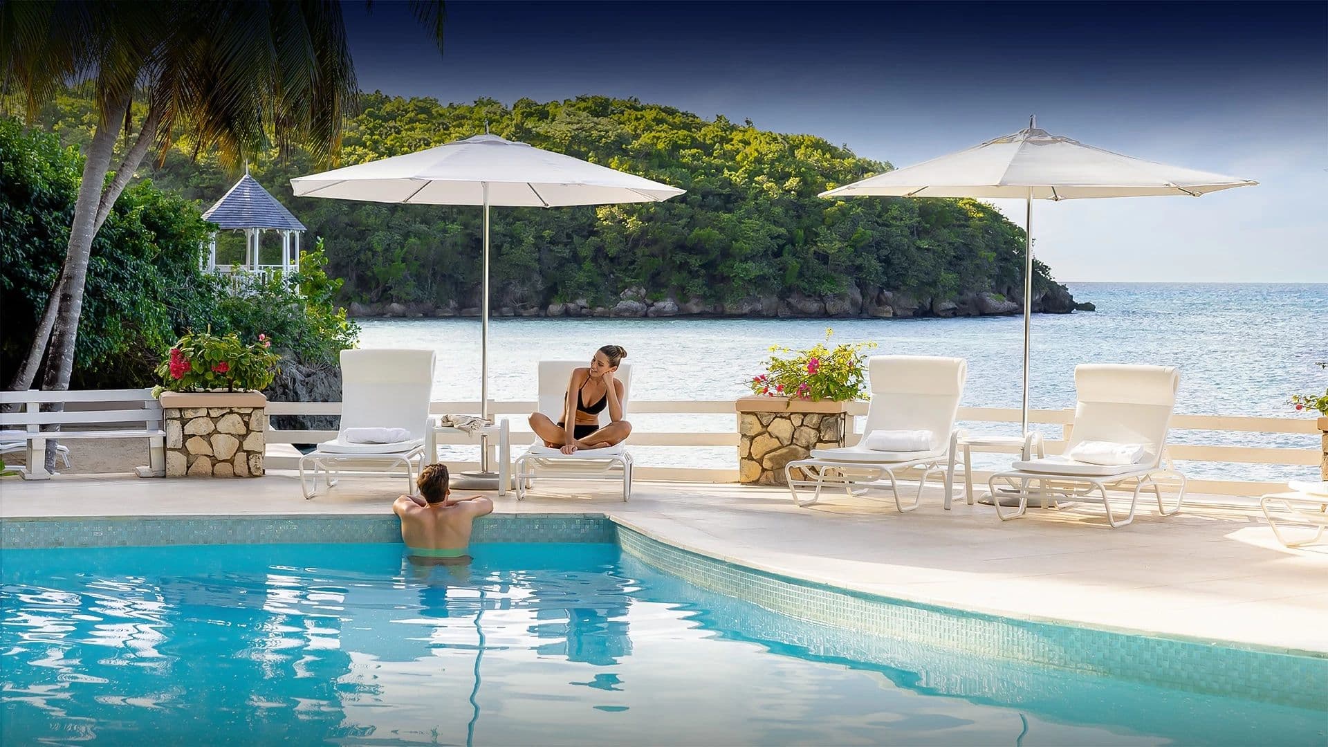 Swimming pool at Couples Sans Souci