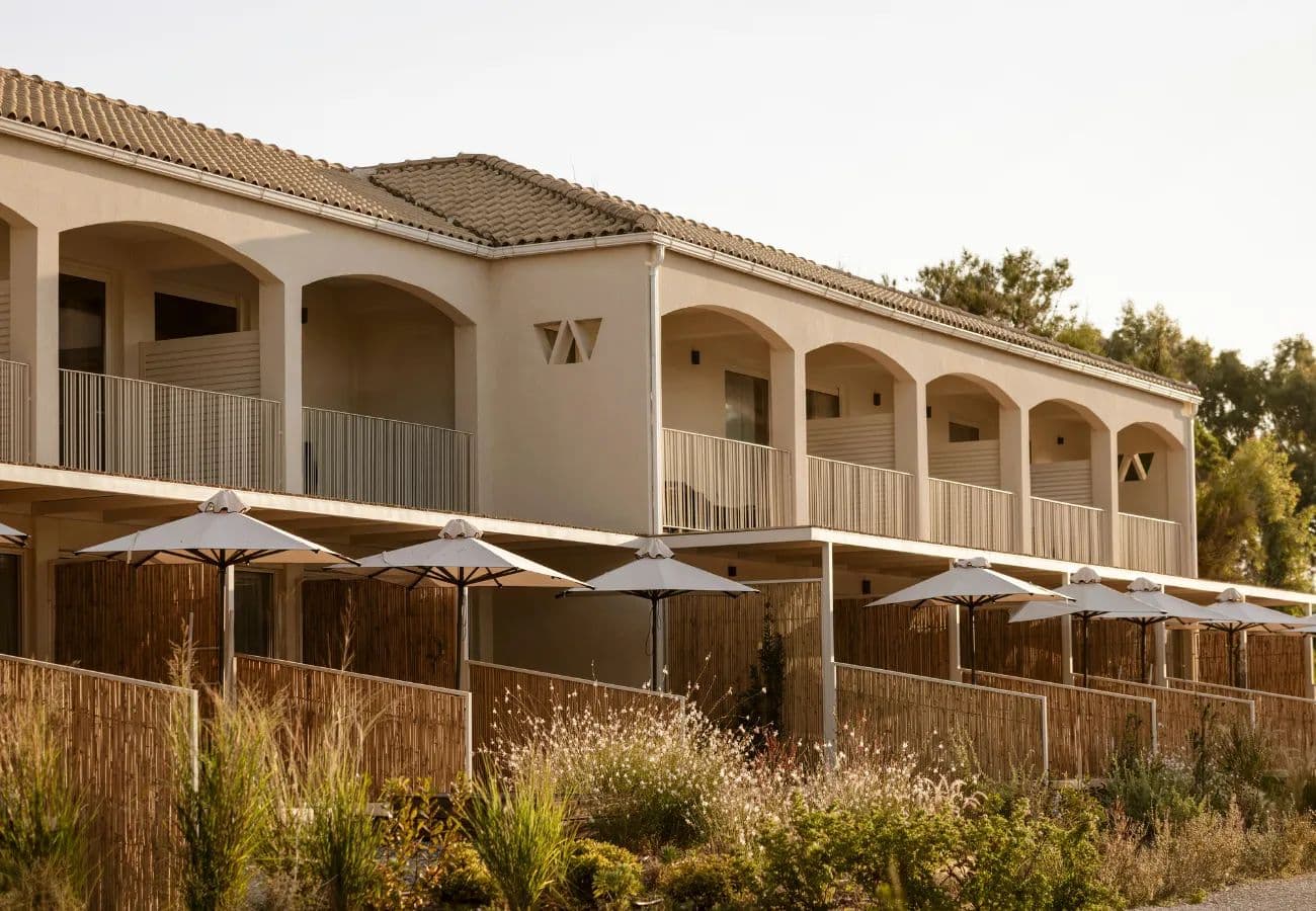 Resort exterior at Domes Aulūs Zante, Autograph Collection