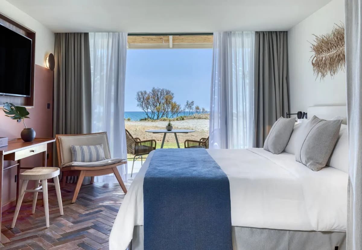 Guest room at Domes Aulūs Zante, Autograph Collection