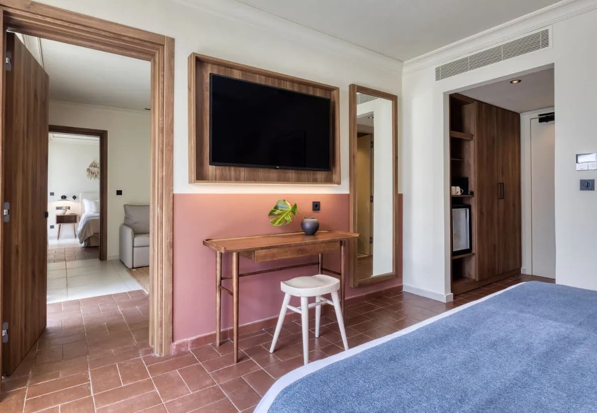 Guest room at Domes Aulūs Zante, Autograph Collection