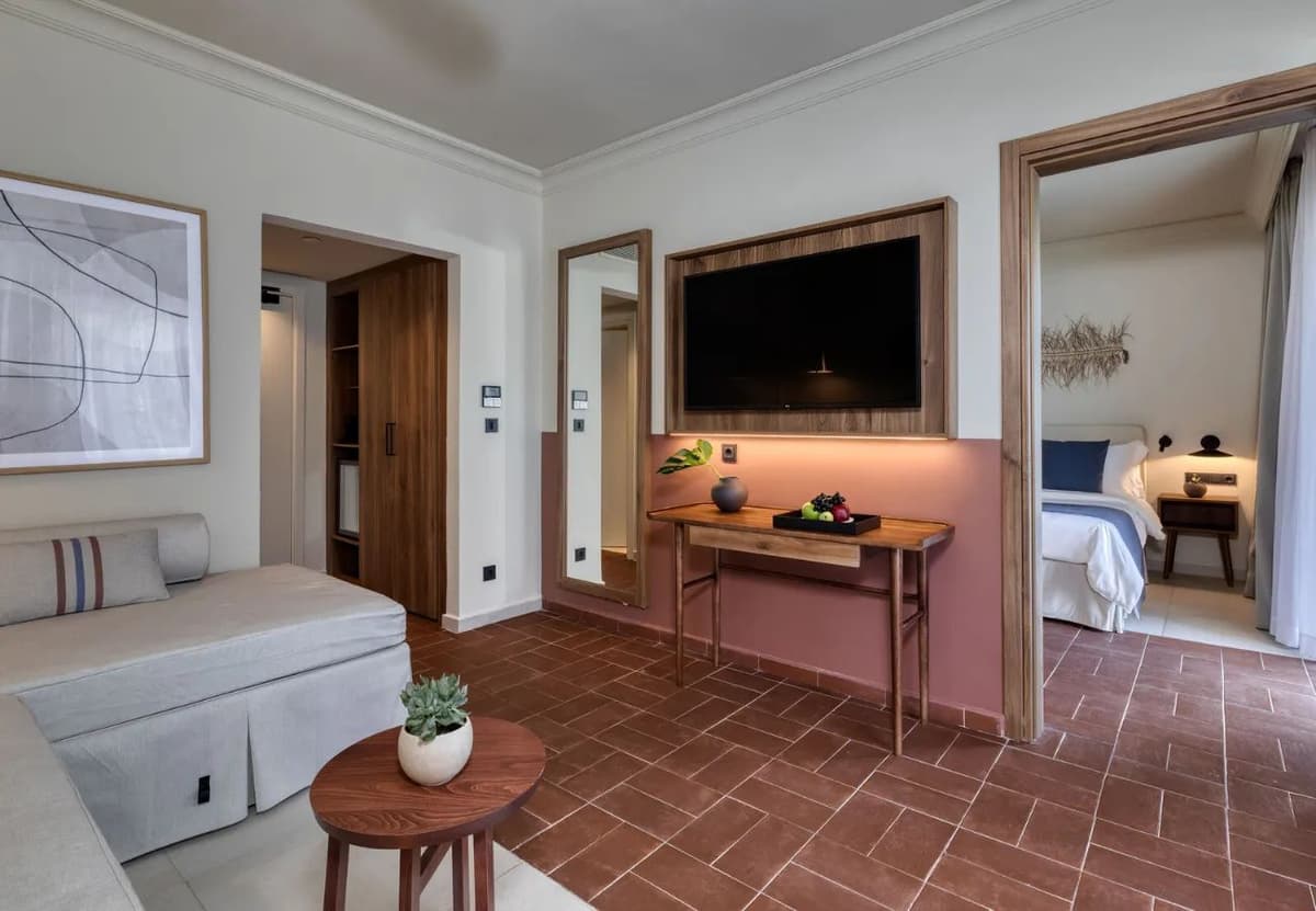 Guest room at Domes Aulūs Zante, Autograph Collection