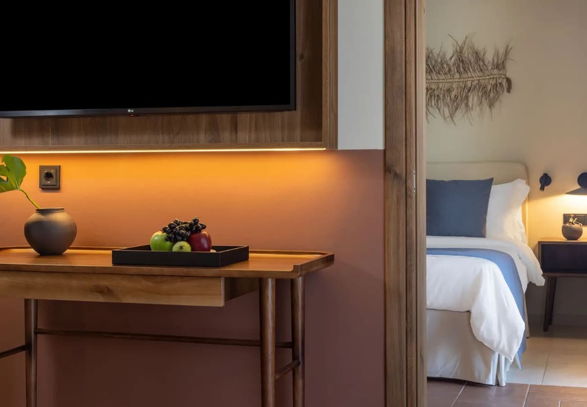 Guest room at Domes Aulūs Zante, Autograph Collection