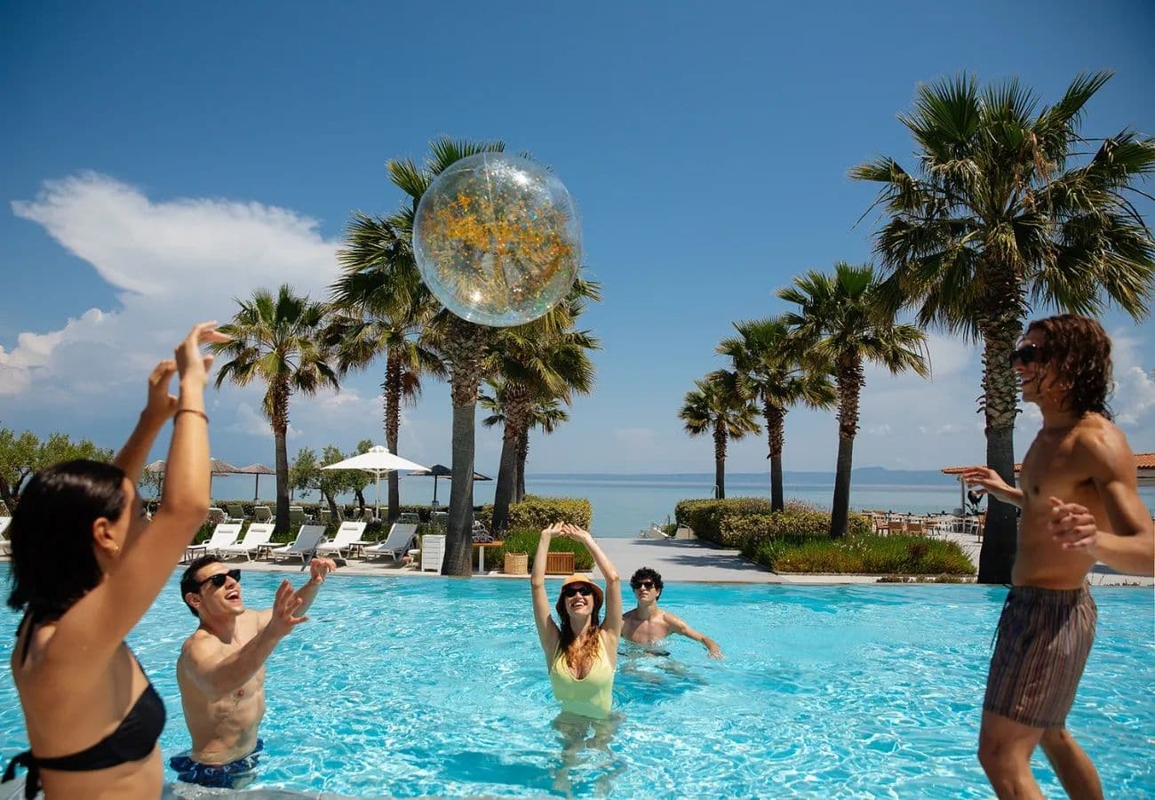 Swimming pool at Domes Noruz Kassandra