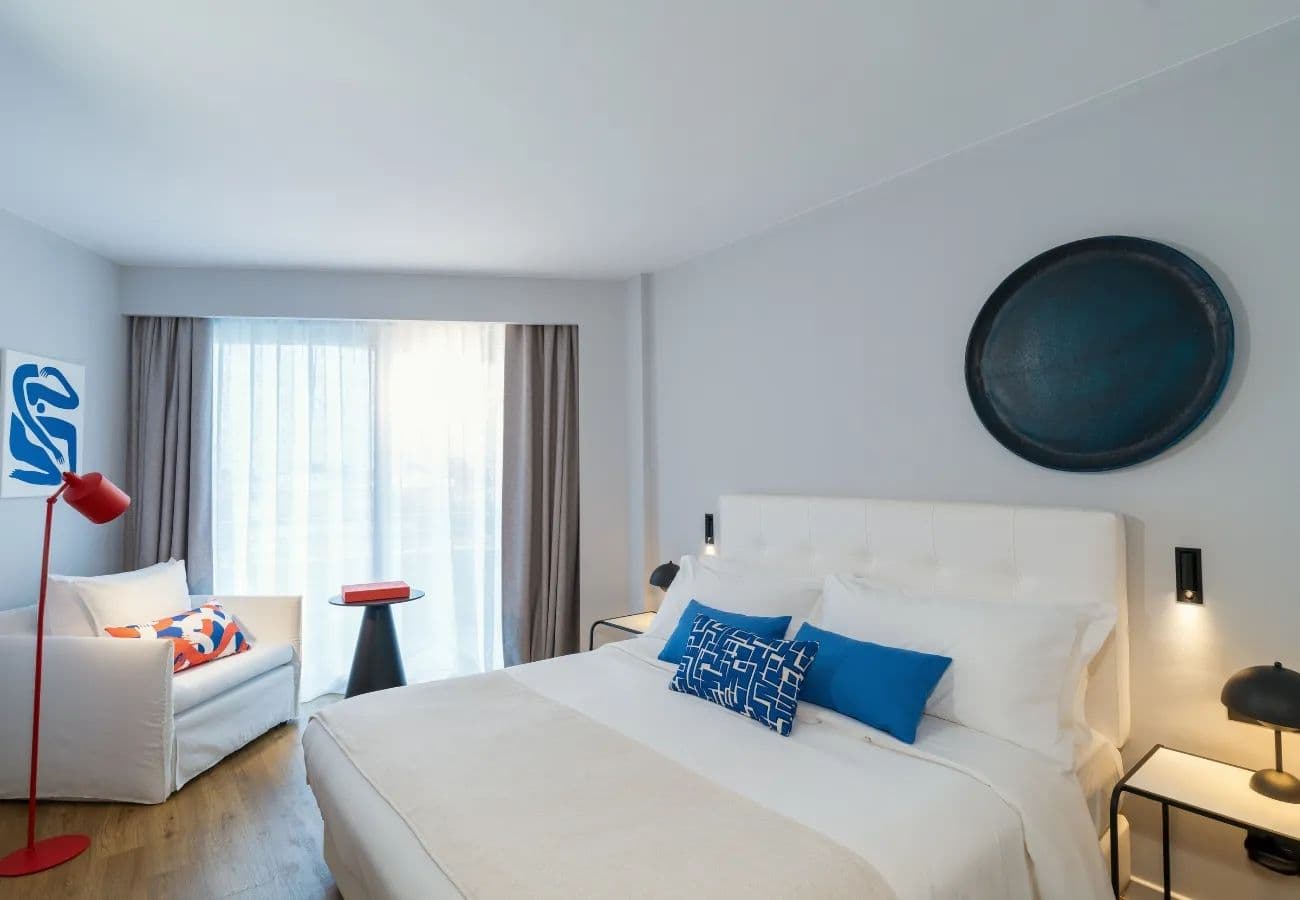 Guest room at Domes Noruz Kassandra