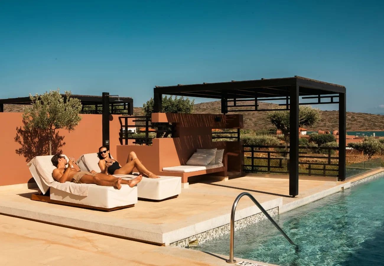 Guest room at Domes of Elounda, Autograph Collection