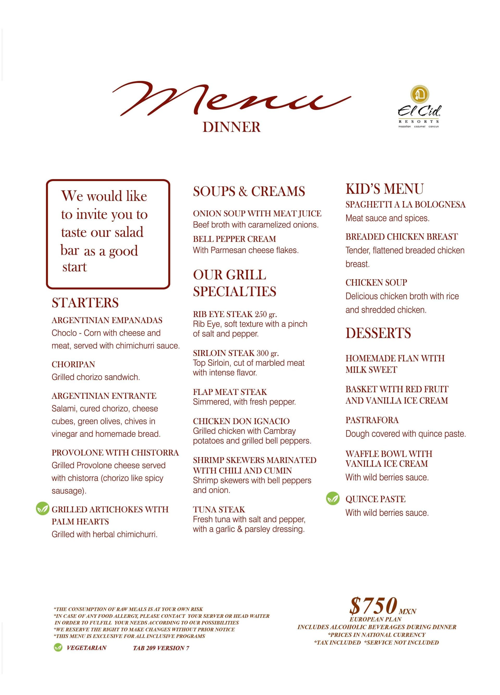 El Cid Granada Hotel & Country Club Dining & Restaurants