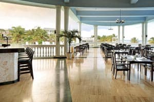 Mo Bay international buffet restaurant, expanded during the 2023 renovation to seat 286 guests with show-cooking stations and themed dinner nights