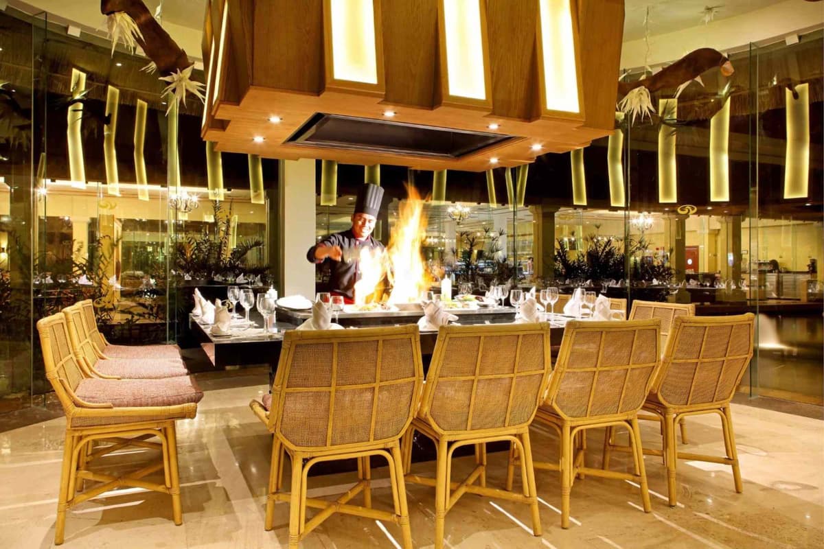 Sumptuori Japanese restaurant interior with elegant decor
