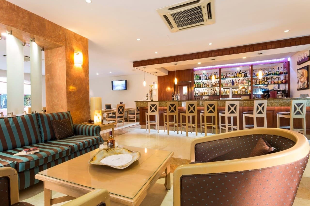 Hemingway Bar — adults-only cocktail lounge with premium international beverages