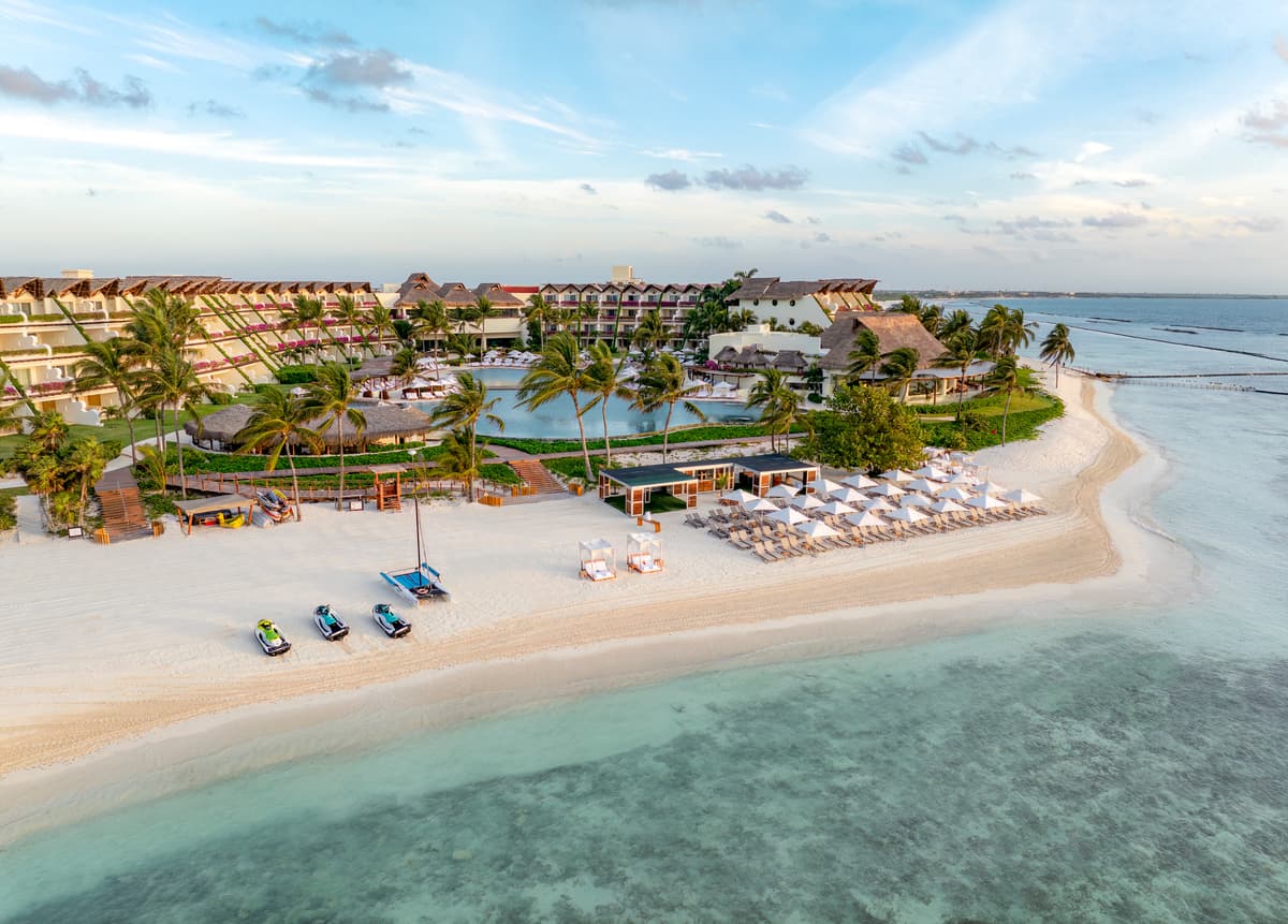 Caribbean beachfront at Grand Velas Riviera Maya Ambassador section