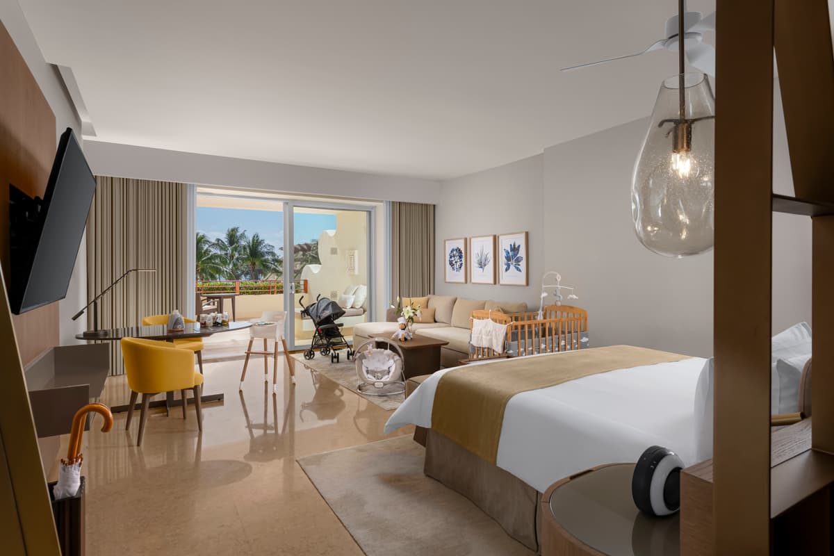 Ambassador Ocean View Suite with spacious living area and terrace