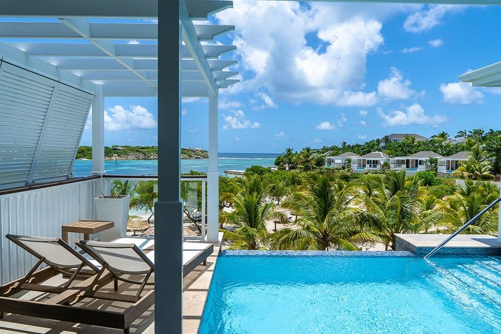 Guest room at Hammock Cove Antigua
