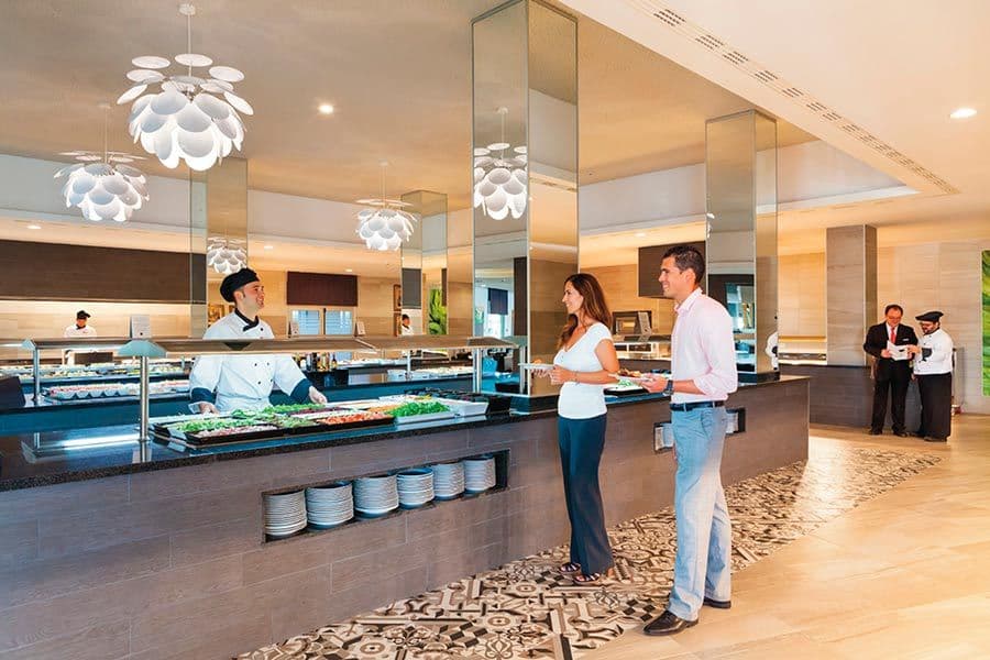 Restaurant at Hotel Riu Arecas