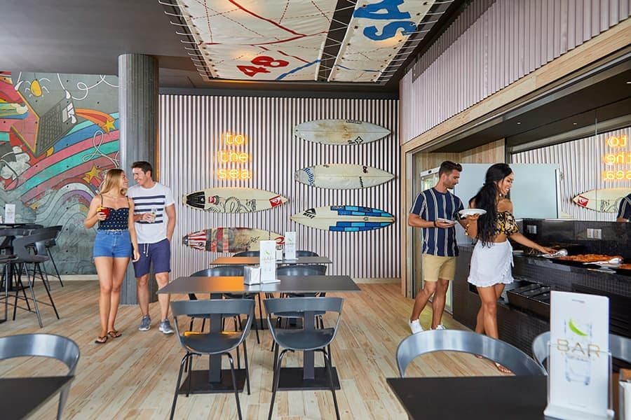 Restaurant at Hotel Riu Atoll