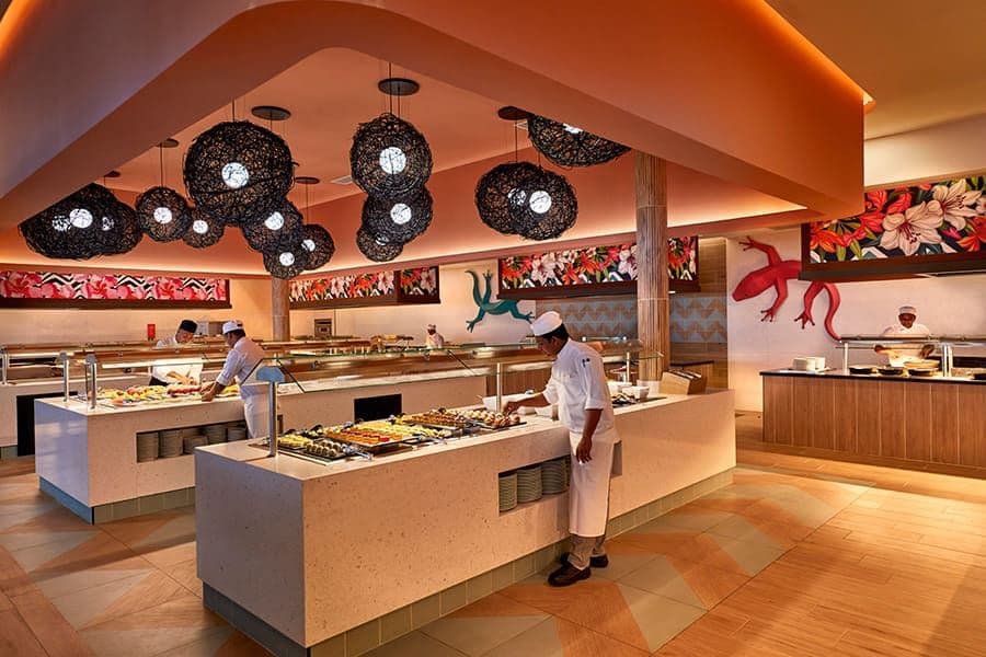 Restaurant at Hotel Riu Atoll