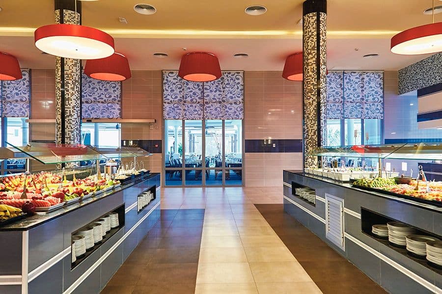 Restaurant at Hotel Riu Bambu