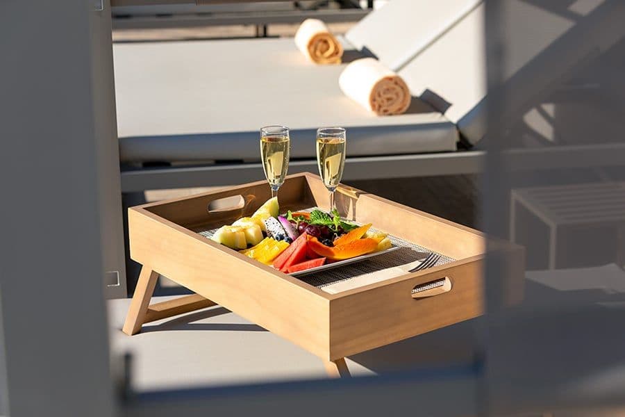 Swimming pool area at Hotel Riu Calypso