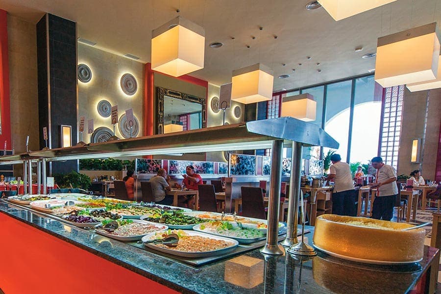 Restaurant at Hotel Riu Cancun