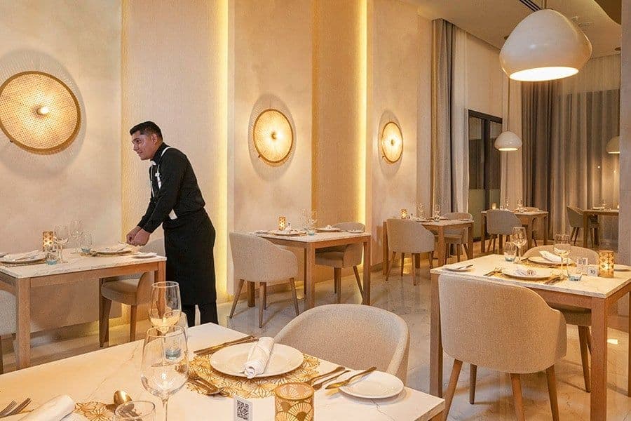 Restaurant at Hotel Riu Caribe