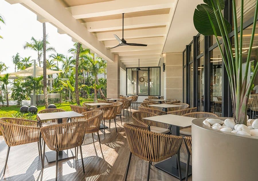 Restaurant at Hotel Riu Caribe