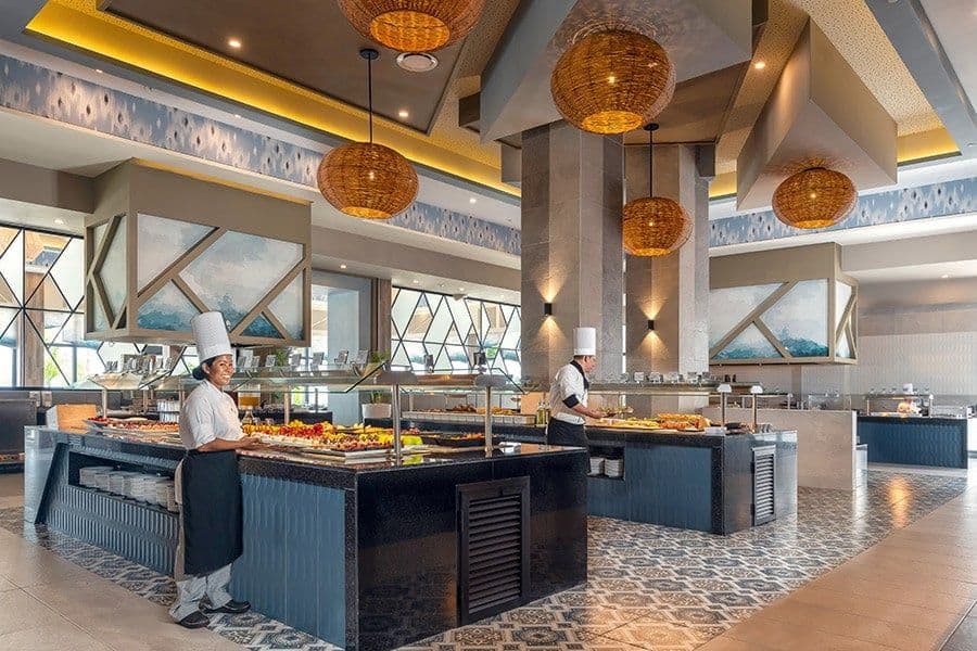 Restaurant at Hotel Riu Caribe