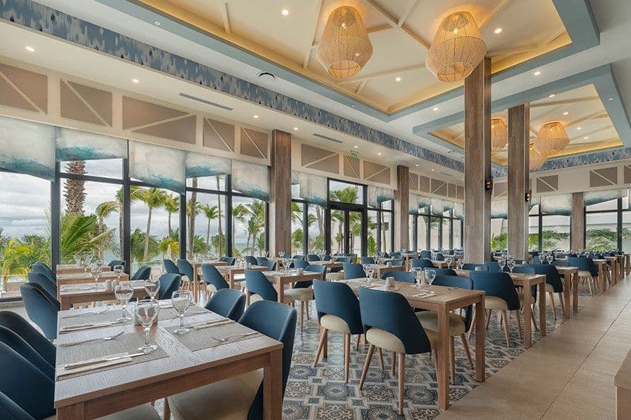Restaurant at Hotel Riu Caribe