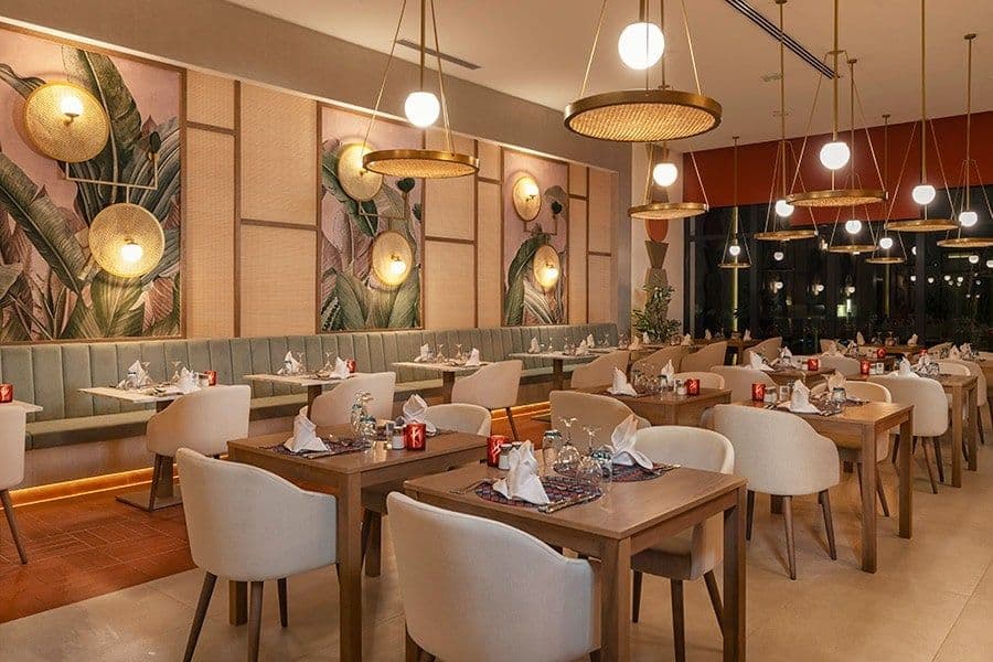 Restaurant at Hotel Riu Caribe