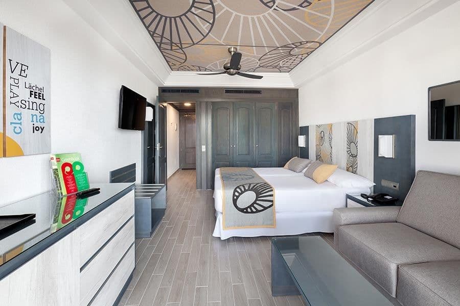 Guest room at Hotel Riu Chiclana