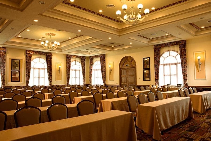 Guest room at Hotel Riu Emerald Bay