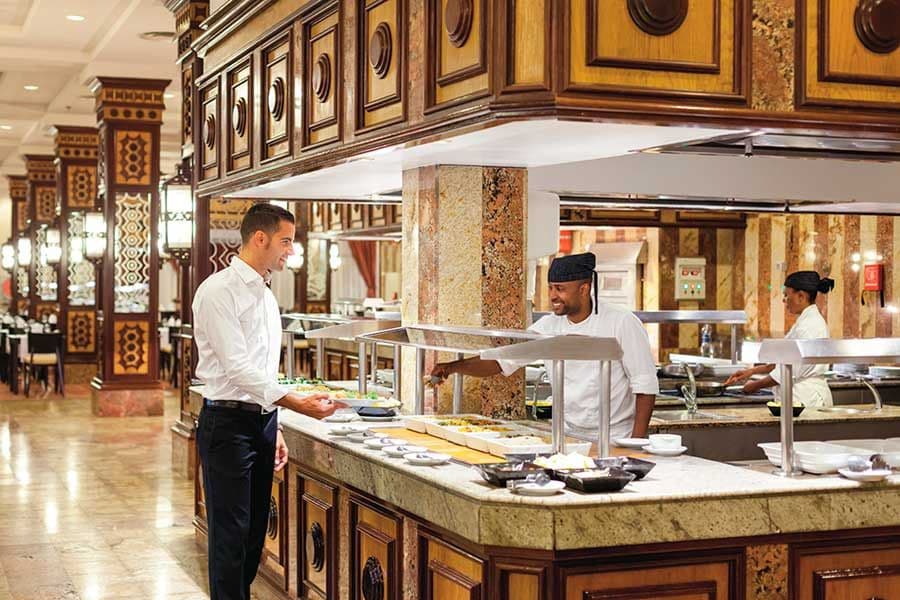 Restaurant at Hotel Riu Funana