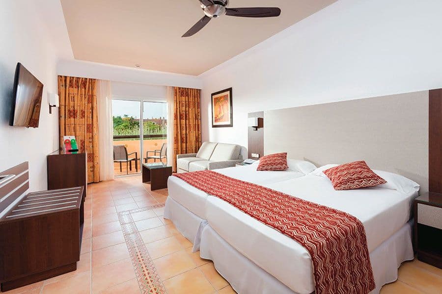 Guest room at Hotel Riu Funana