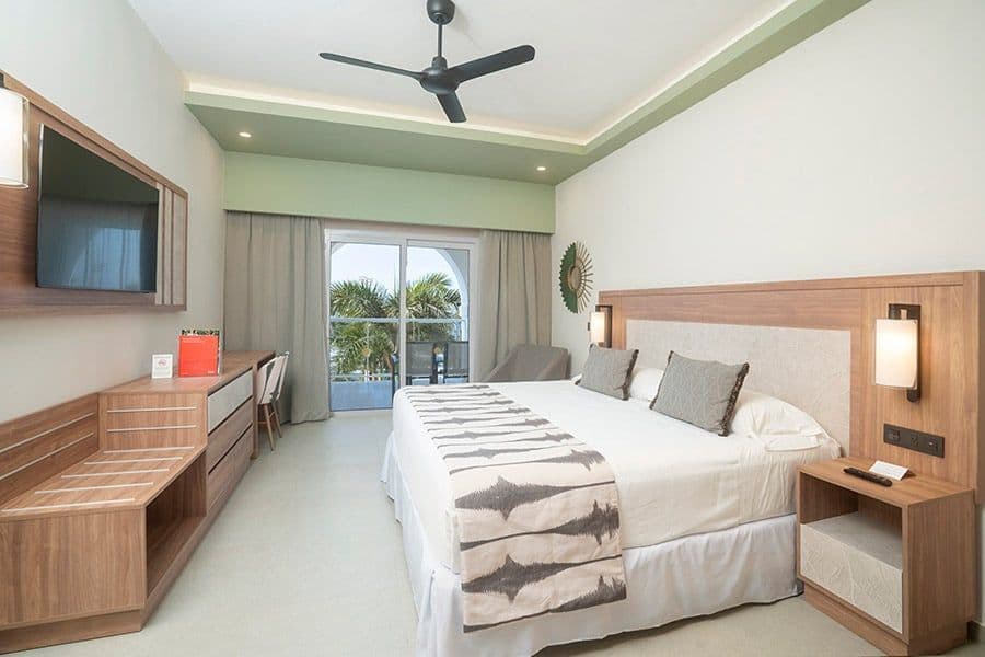 Guest room at Hotel Riu Jalisco
