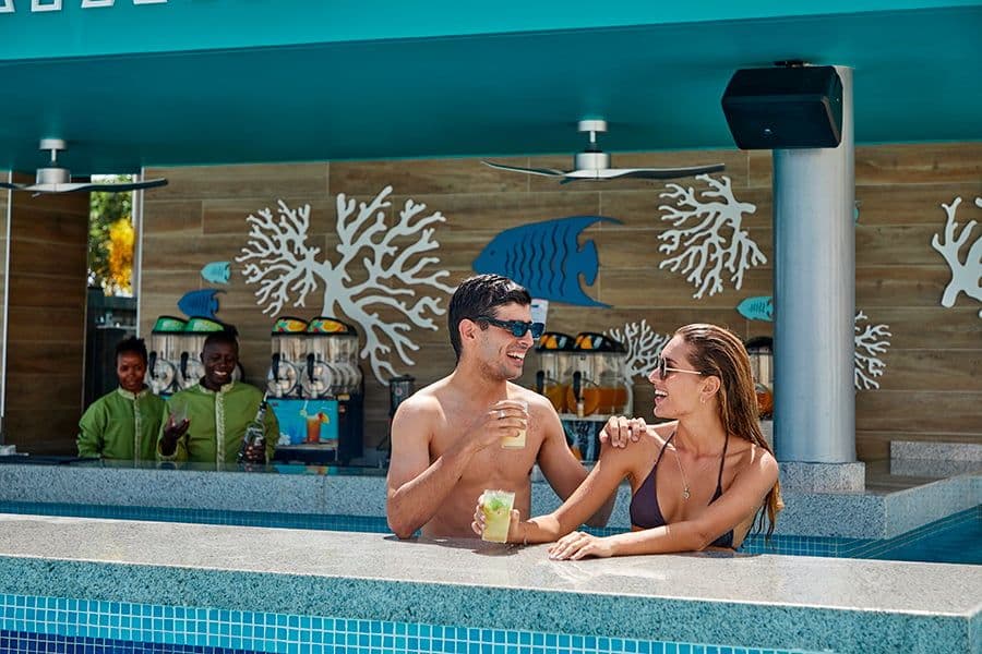 Swimming pool area at Hotel Riu Jambo