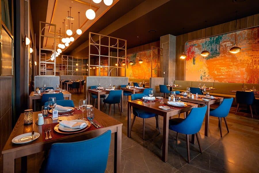 Restaurant at Hotel Riu Latino