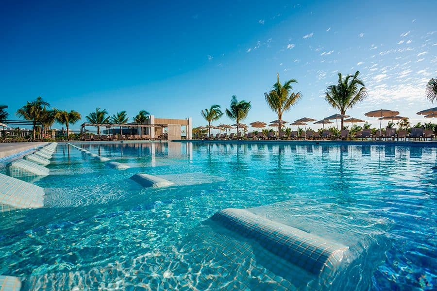 Swimming pool at Hotel Riu Latino