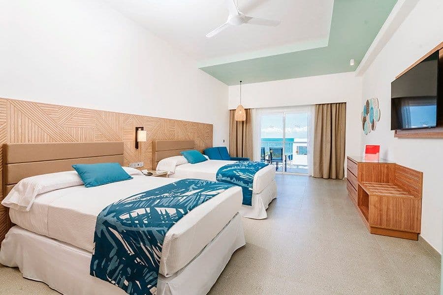 Guest room at Hotel Riu Latino