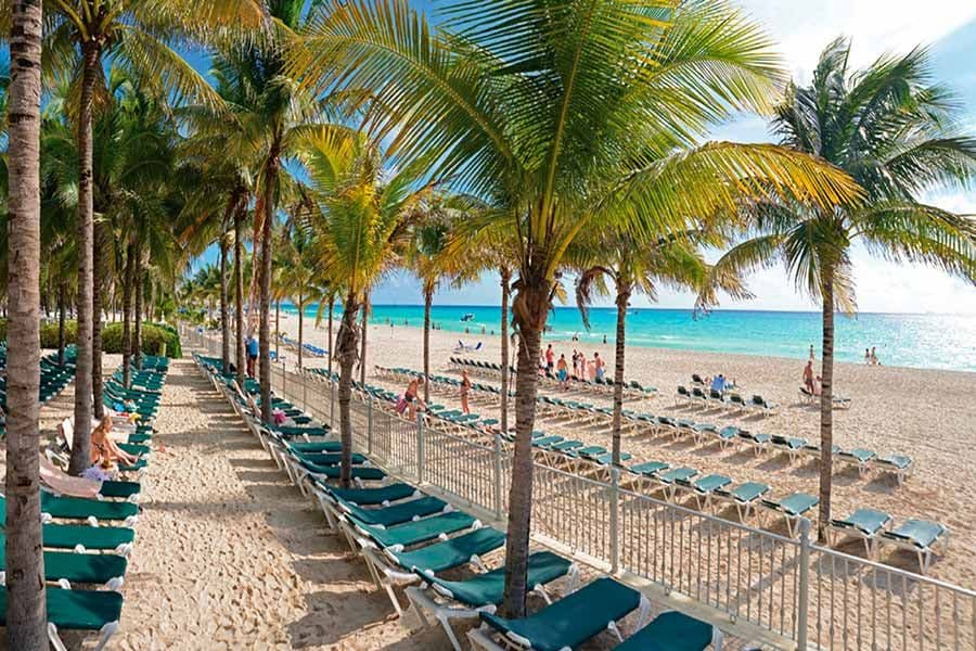 Beach at Hotel Riu Lupita
