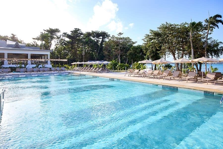 Swimming pool area at Hotel Riu Negril