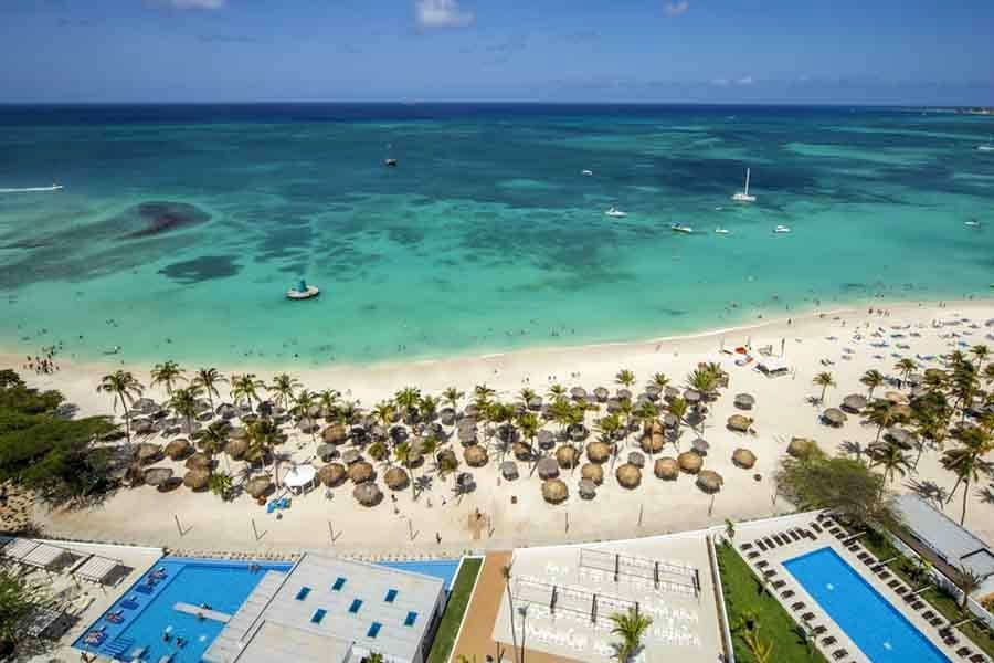 Beach at Hotel Riu Palace Antillas