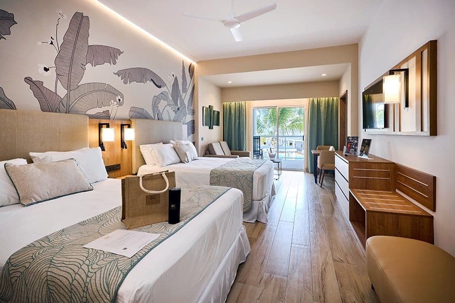 Guest room at Hotel Riu Palace Bavaro