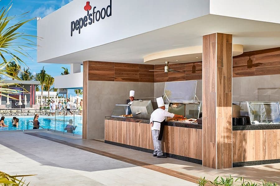 Restaurant at Hotel Riu Palace Costa Mujeres