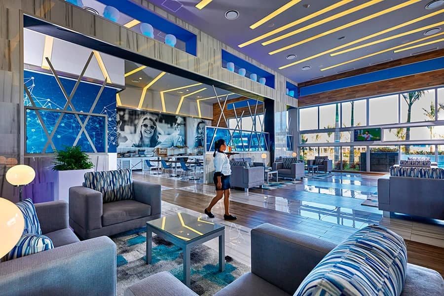 Restaurant at Hotel Riu Palace Costa Mujeres