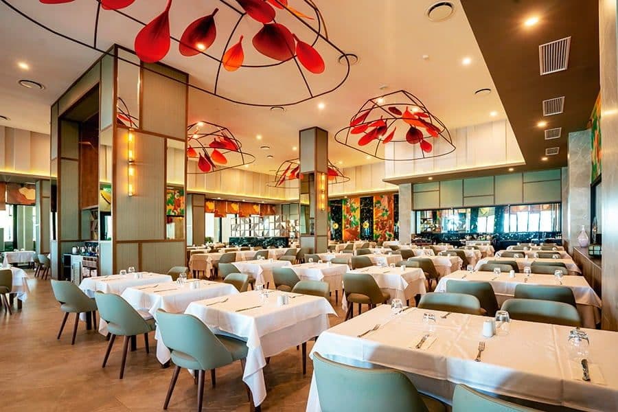 Restaurant at Hotel Riu Palace Kukulkan