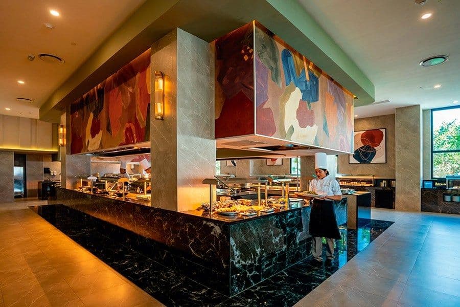 Restaurant at Hotel Riu Palace Kukulkan