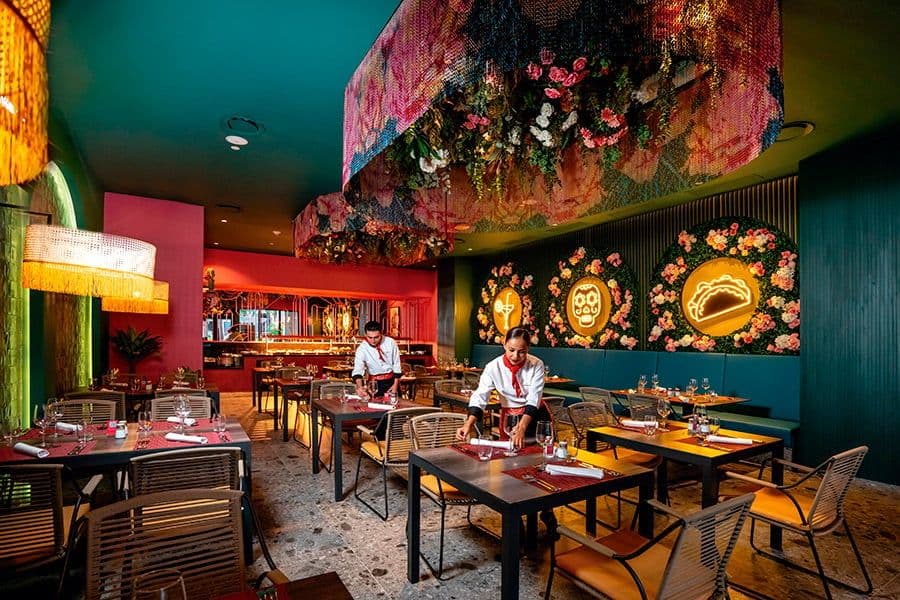 Restaurant at Hotel Riu Palace Kukulkan