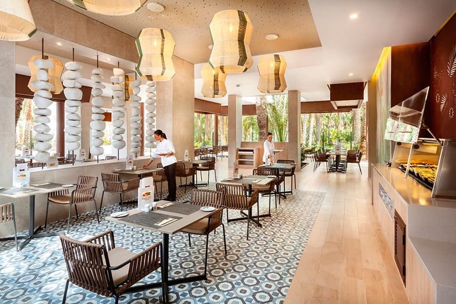 Restaurant at Hotel Riu Palace Oasis