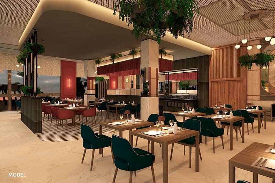 Restaurant at Hotel Riu Palace Phuket