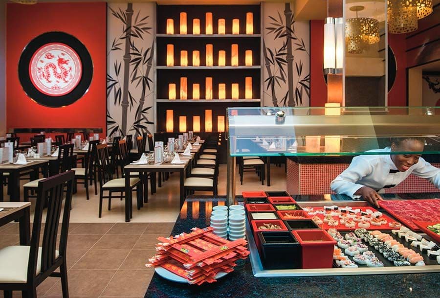 Restaurant at Hotel Riu Reggae